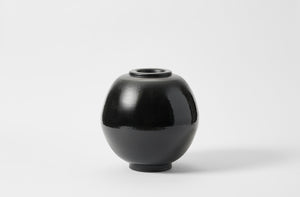 Faye Toogood black moon vase.