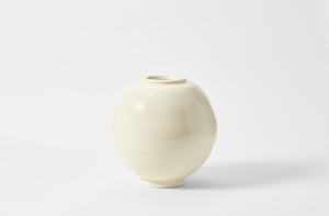 Faye Toogood cream moon vase.