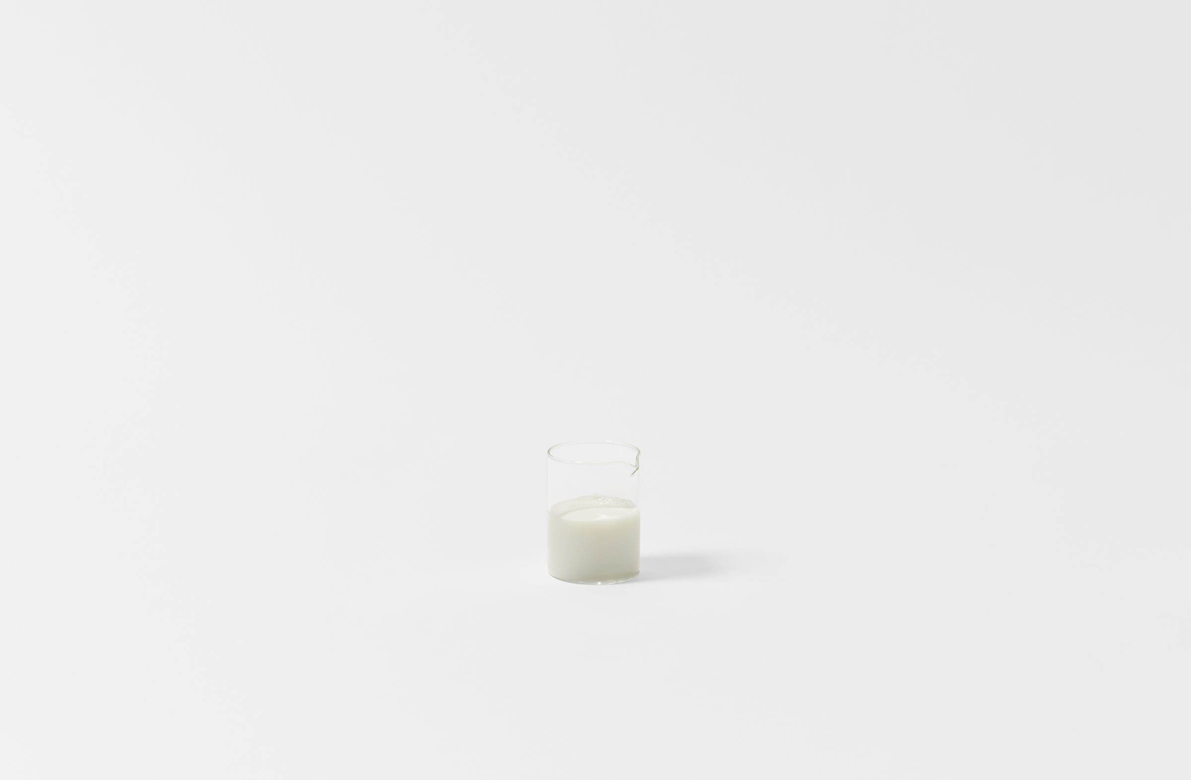 Glass creamer