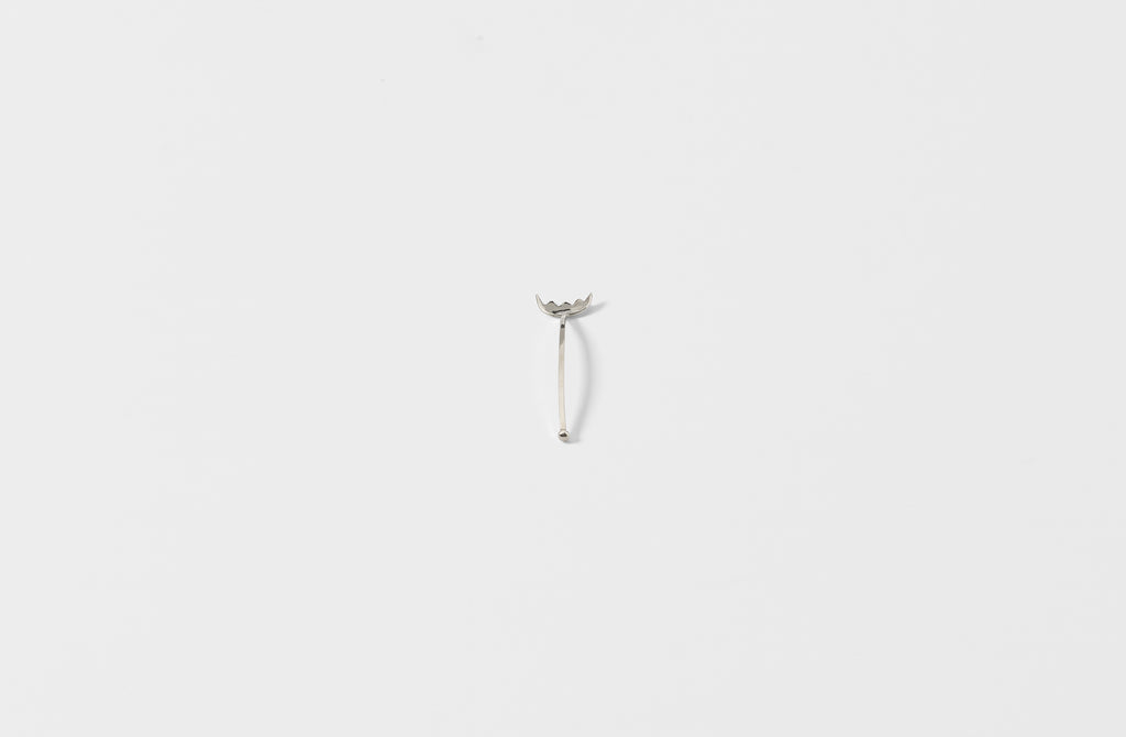 Heath Wagoner sterling silver sardine fork.