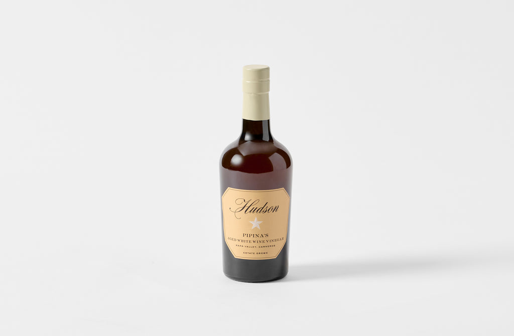 Hudson Vineyard aged white wine vinegar.