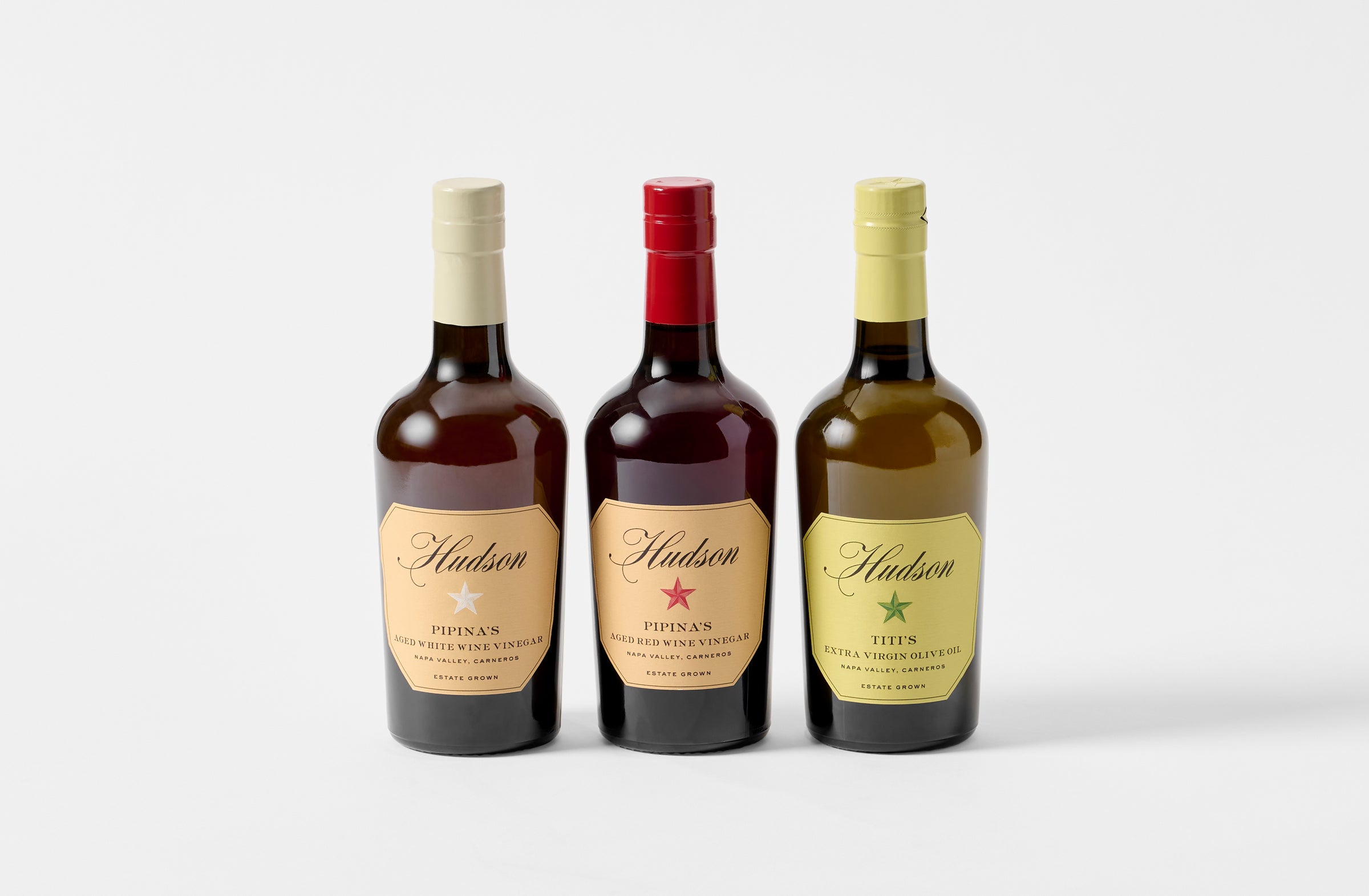 Hudson Vineyard olive oil and vinegar.