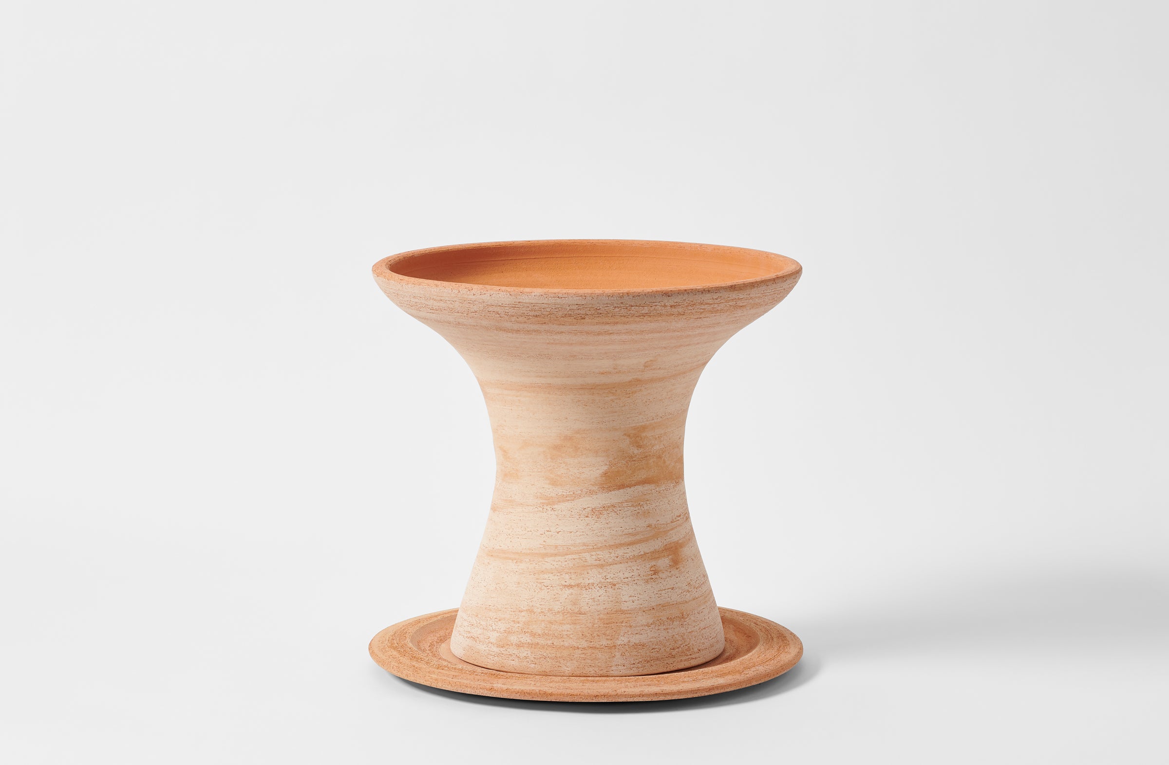 Large Terracotta Pedestal Pot