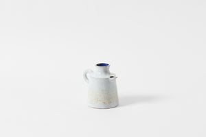 Les Argonautes midcentury white stoneware pitcher.