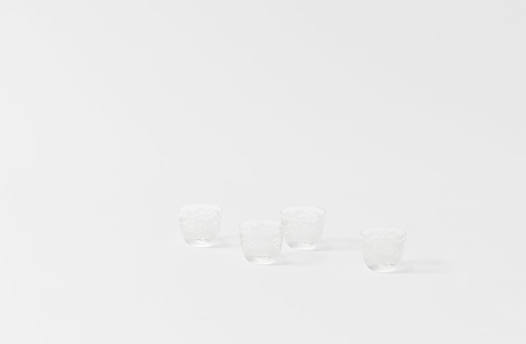 Lobmeyr viennese lace clear alpha liqueur glass 