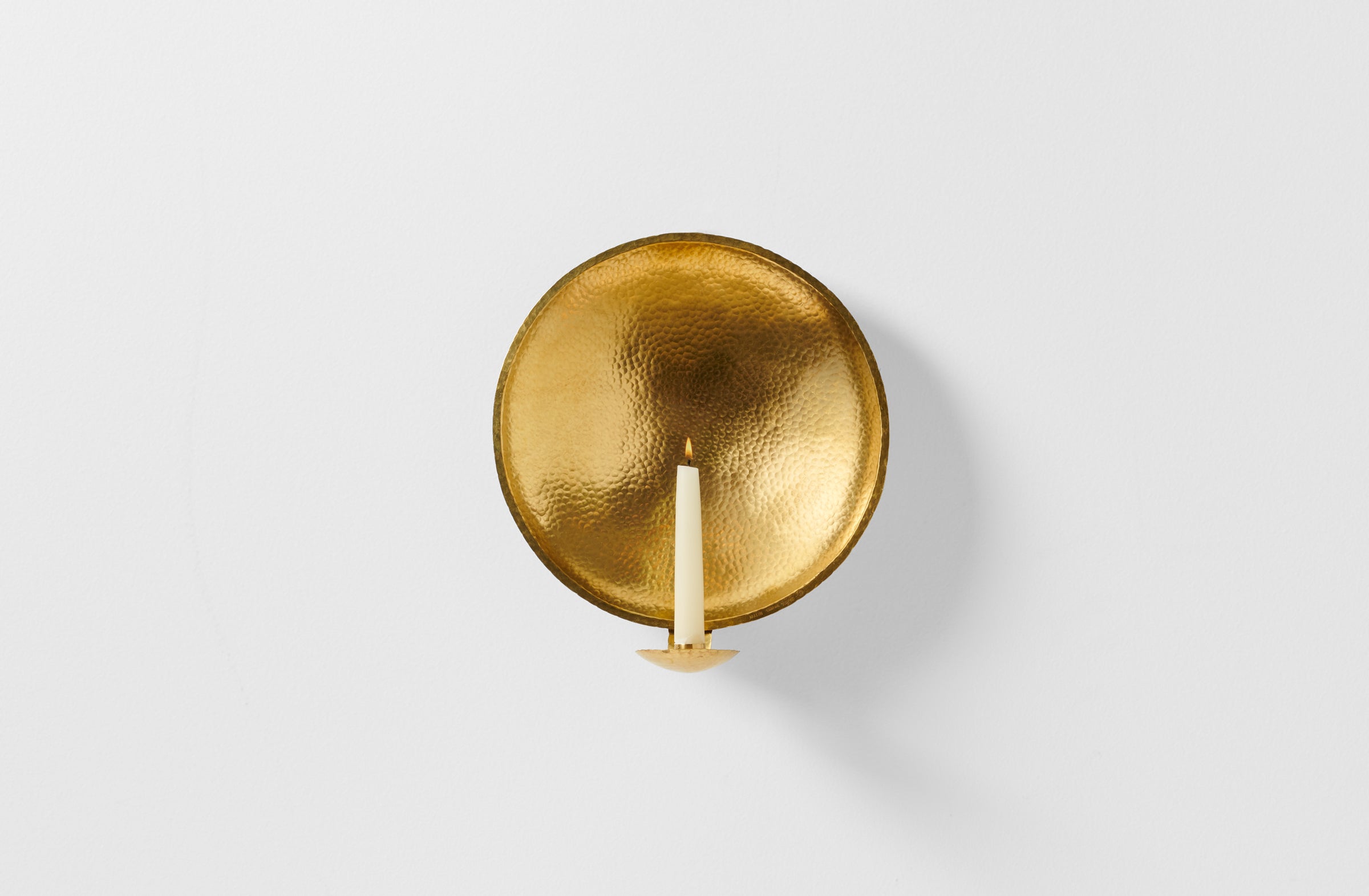 Malin Appelgren Large Brass Sconce