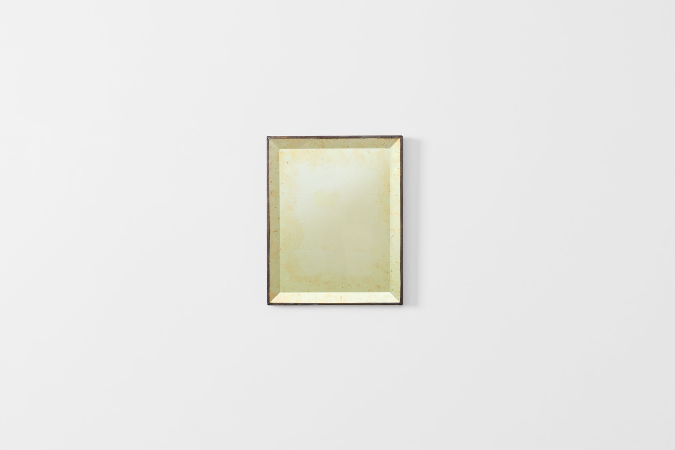 Maureen Fullam Small Rectangle Gold Beveled Mirror