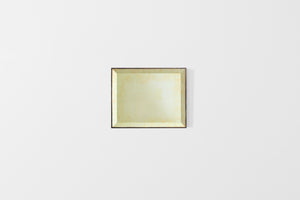 Maureen Fullam Small Rectangle Gold Beveled Mirror