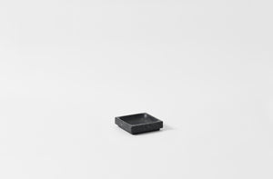 Michael Verheyden small black marble square tray.