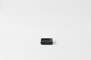 Michael Verheyden small black marble square tray.