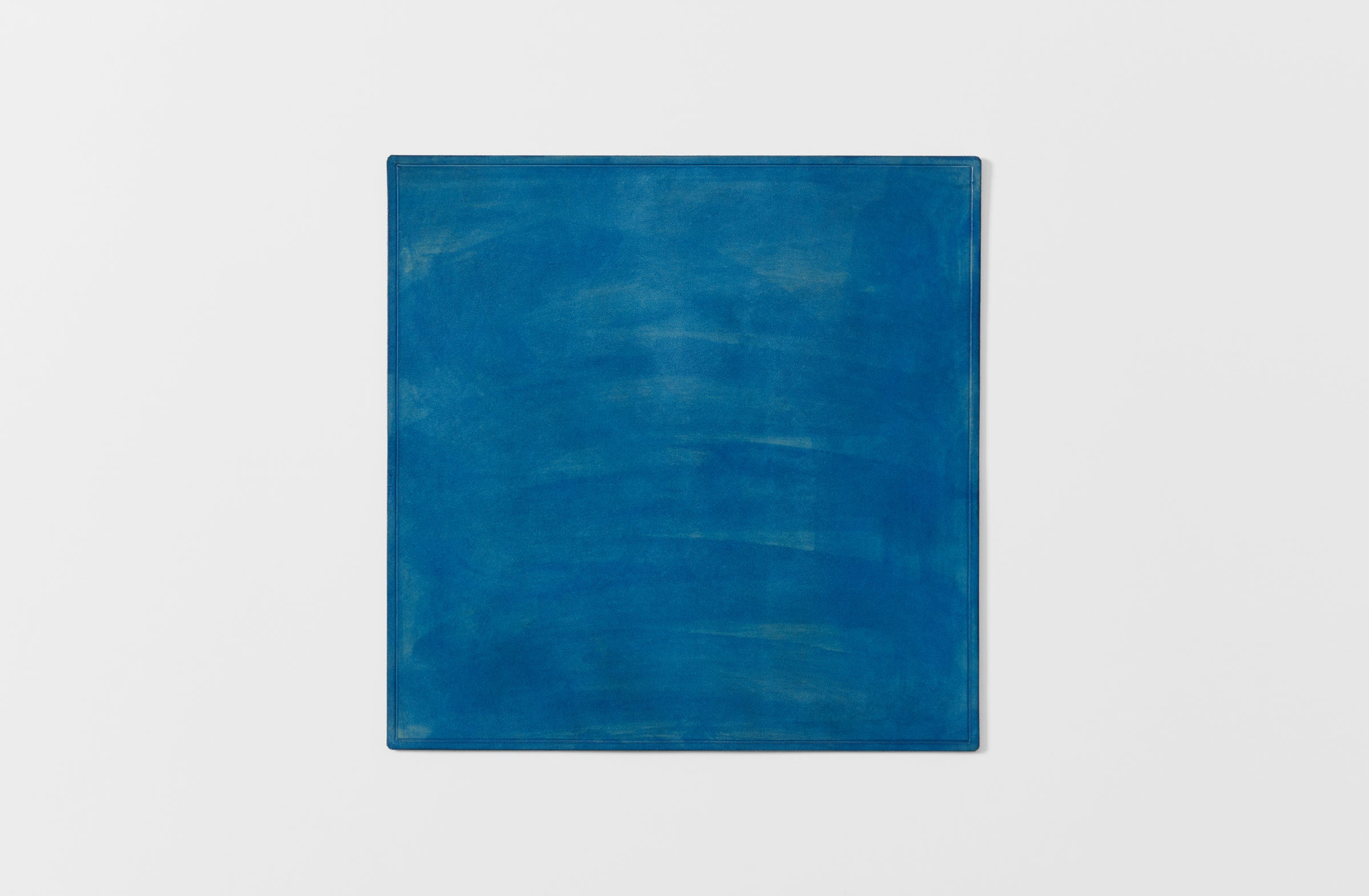Peter speliopoulos denim painted leather placemat