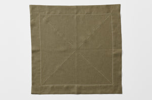 Peter Speliopoulos Lichen Linen Hemstitch Napkin