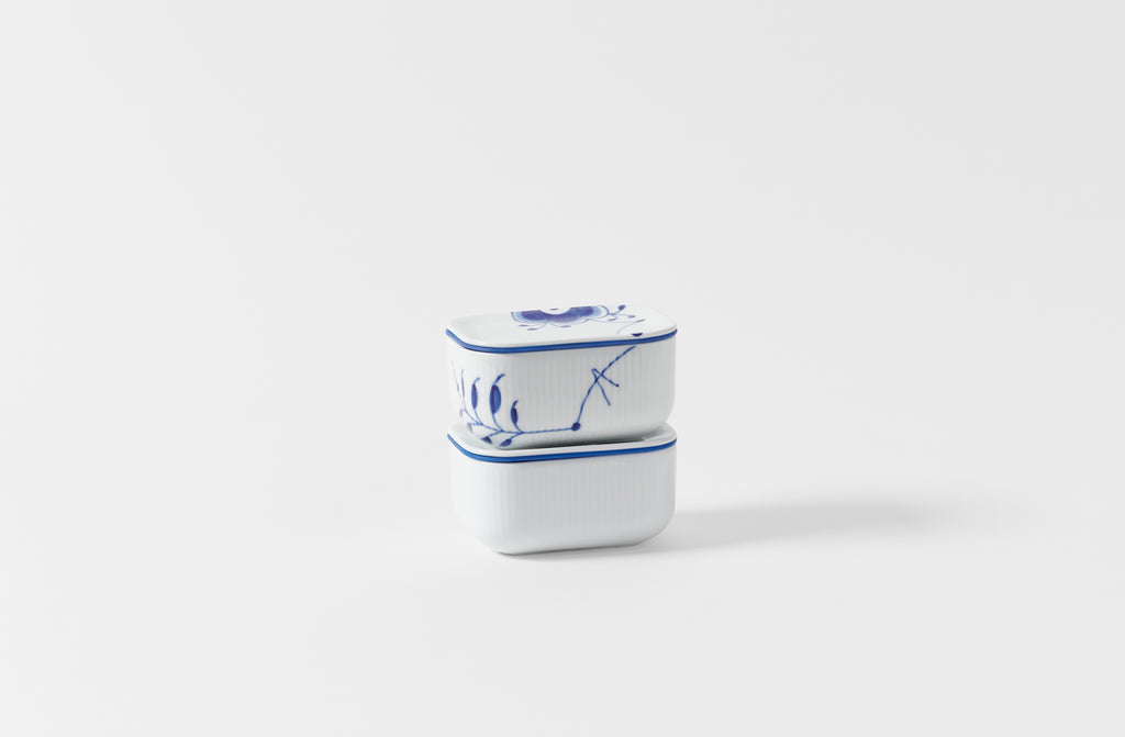 Royal Copenhagen White Fluted Dish with Lid