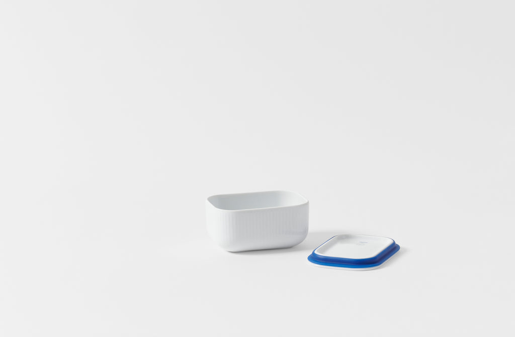 Royal Copenhagen White Fluted Dish with Lid