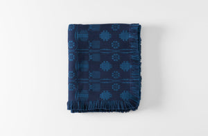 RP Miller Indigo Sturbridge Throw Blanket