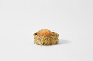 Rush Matters bread basket holding small loaf of bread