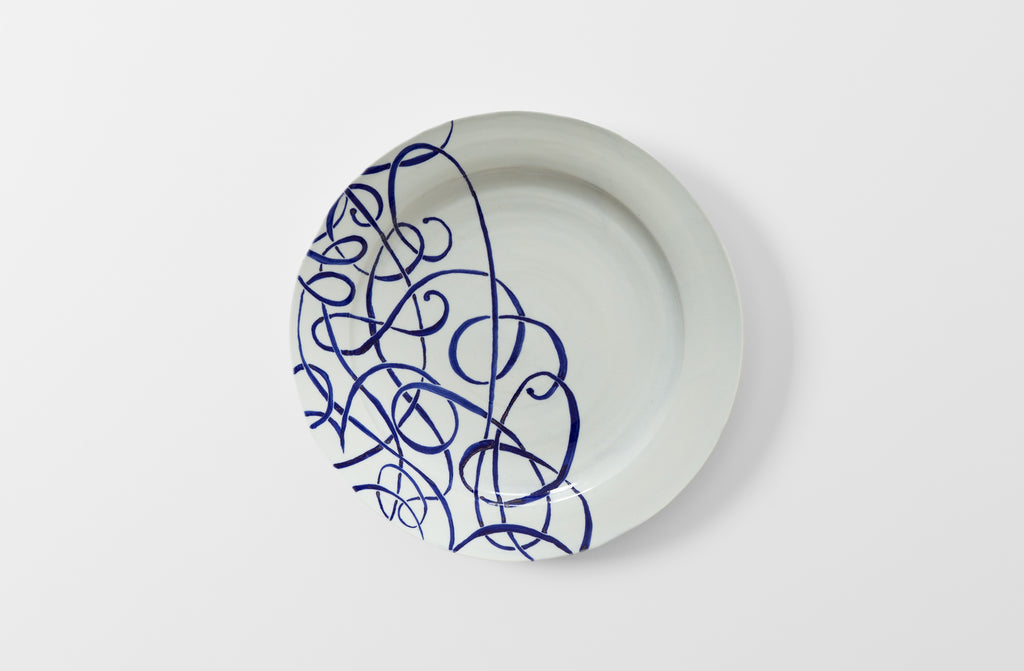 Script Porcelain Platter #1