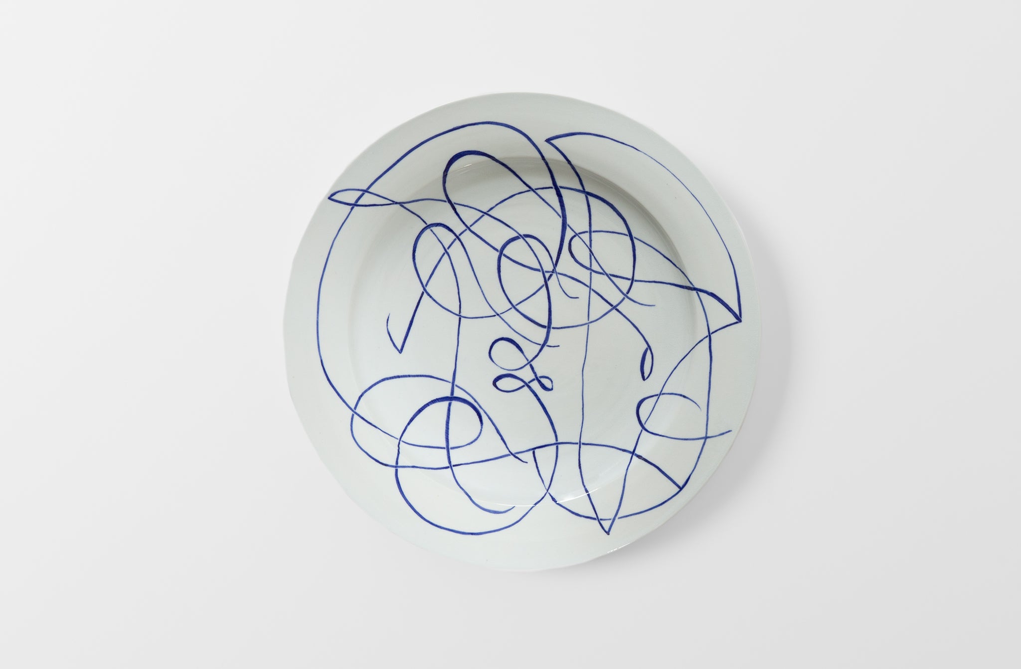 Script Porcelain Platter #2