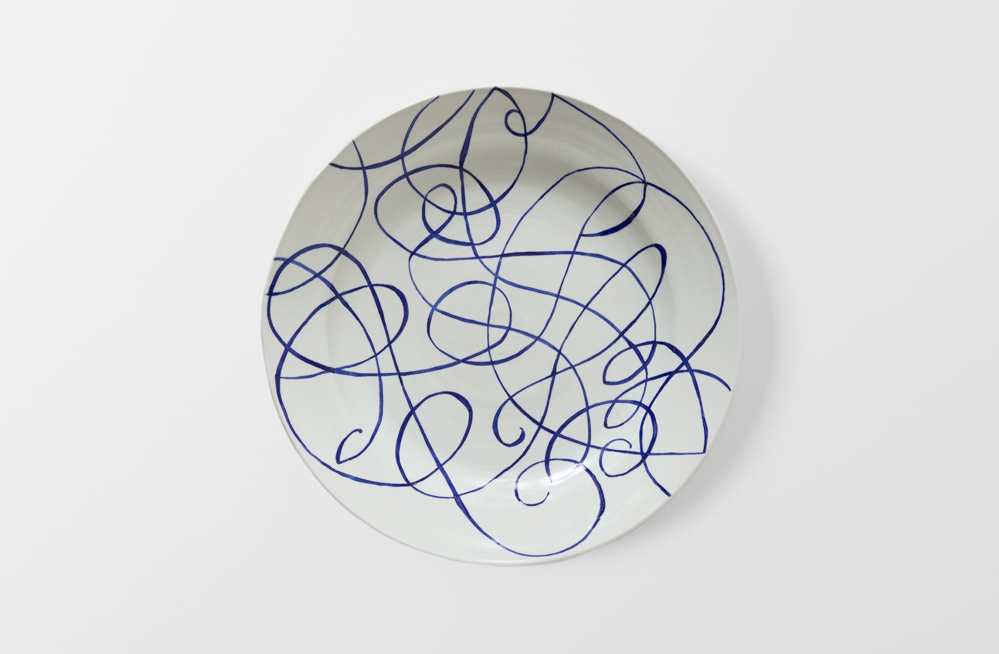 Script Porcelain Platter #3