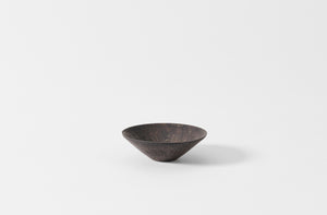 Takashi Endo small black shallow bowl.