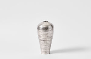 Takashi Endo large silver vase.