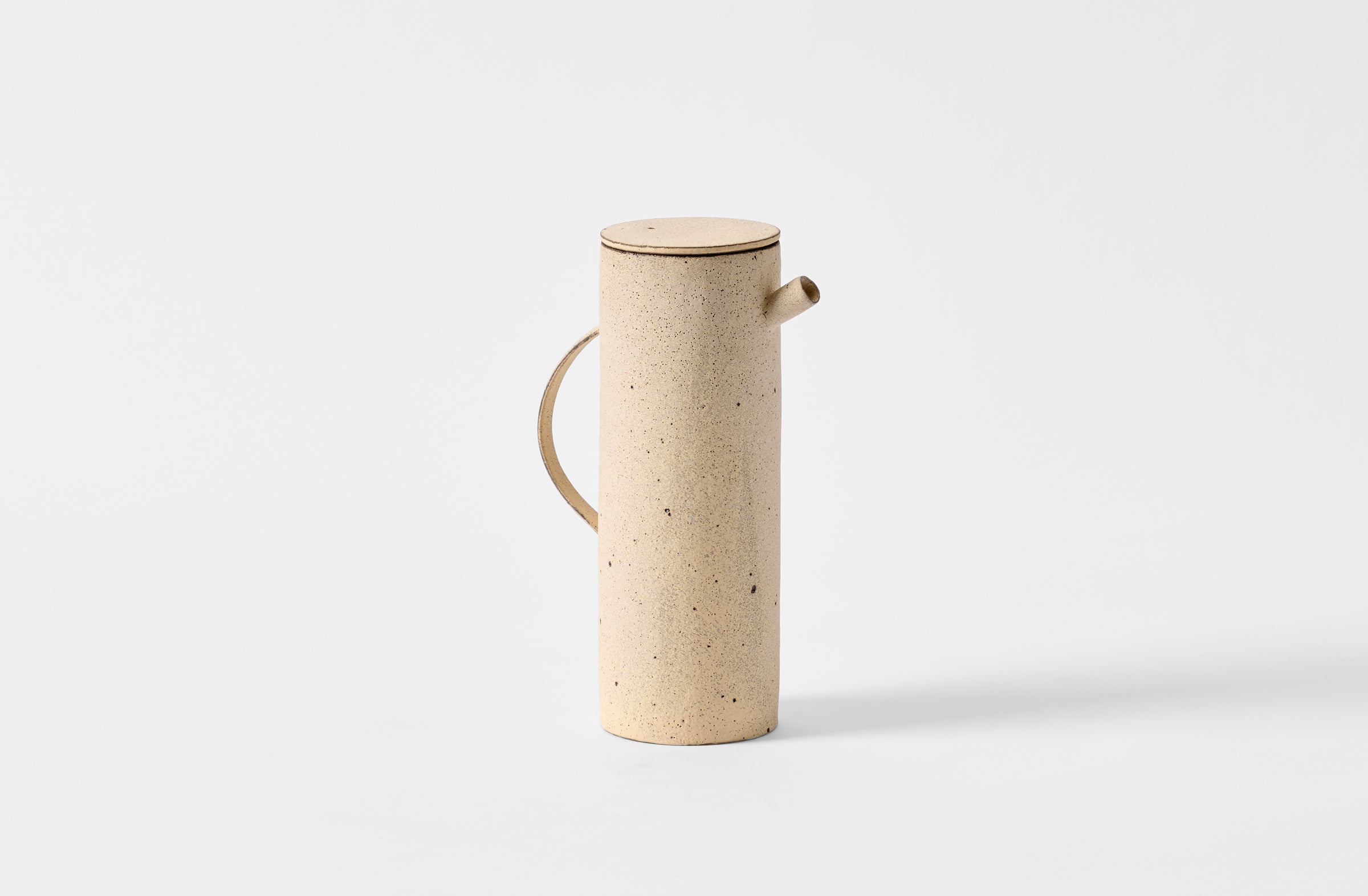 Takashi Endo White Jug with Lid