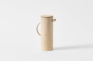 Takashi Endo white jug with lid.