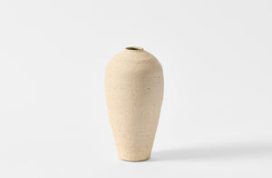 Takashi Endo tall white vase.