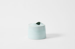 Tanya Gomez short celadon vessel.