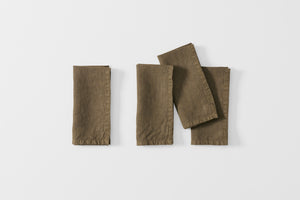 Sepia Linen Napkin