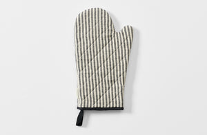 Tori Murphy graphite stripe oven mitt.