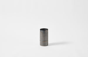 Tracie Hervy graphite cylinder vase