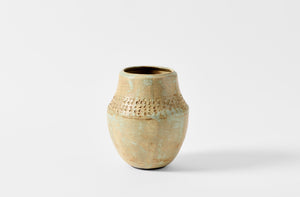 Victoria Morris carved pueblo vase.