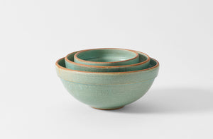 Victoria Morris nested jade bowls. Default