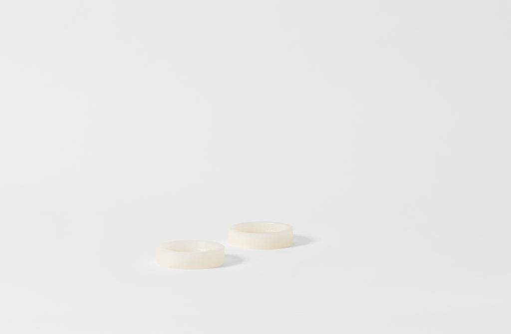 White onyx pillar candle holders.