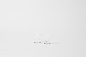 Two Yoshihiko Takahashi small glasses.