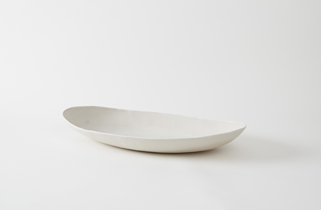 Christiane Perrochon Powder White Extra Large Oval Dish