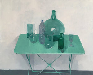 Objects on a Green Table