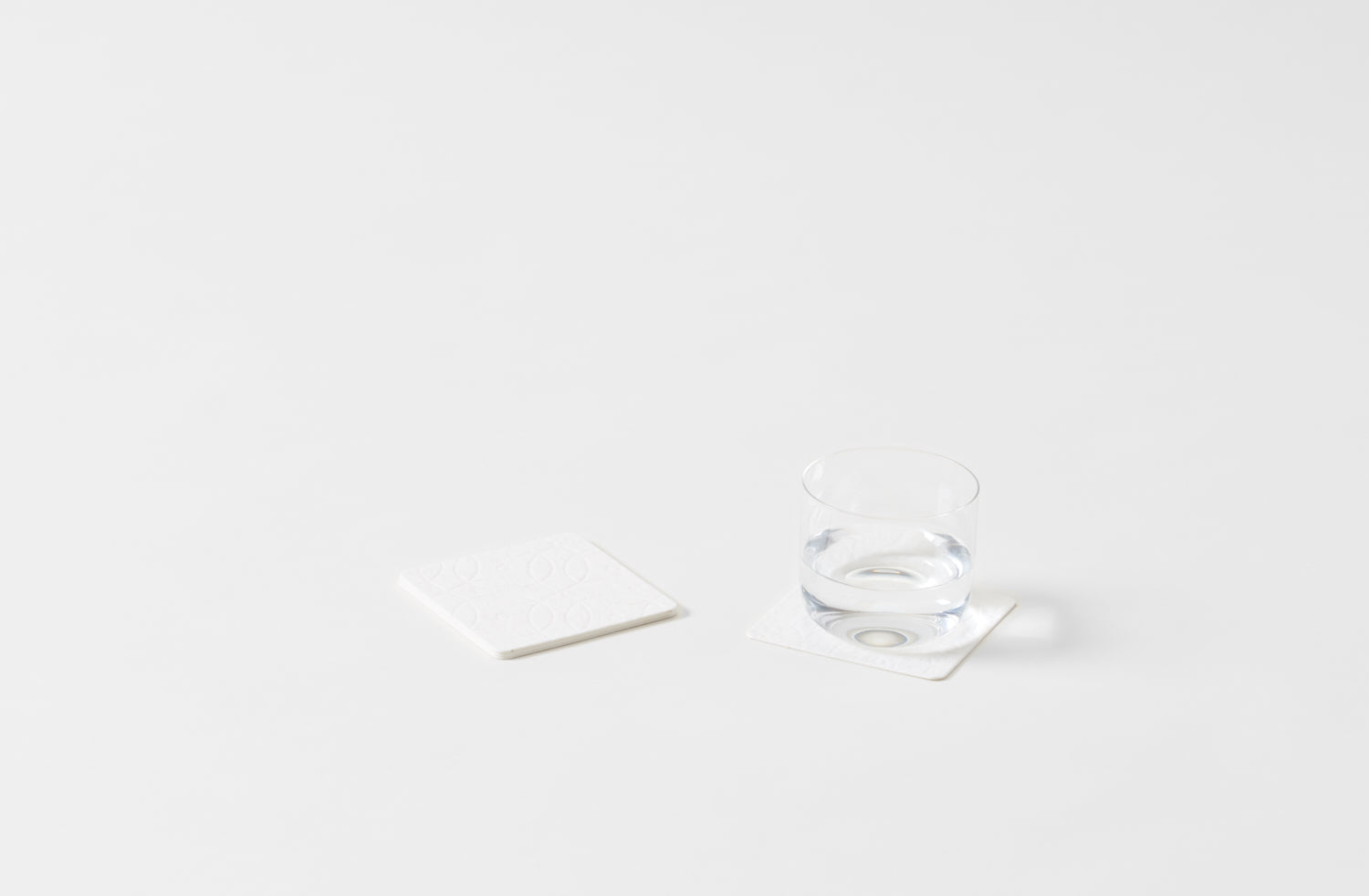 MARCH White Paper Coasters Set of 8