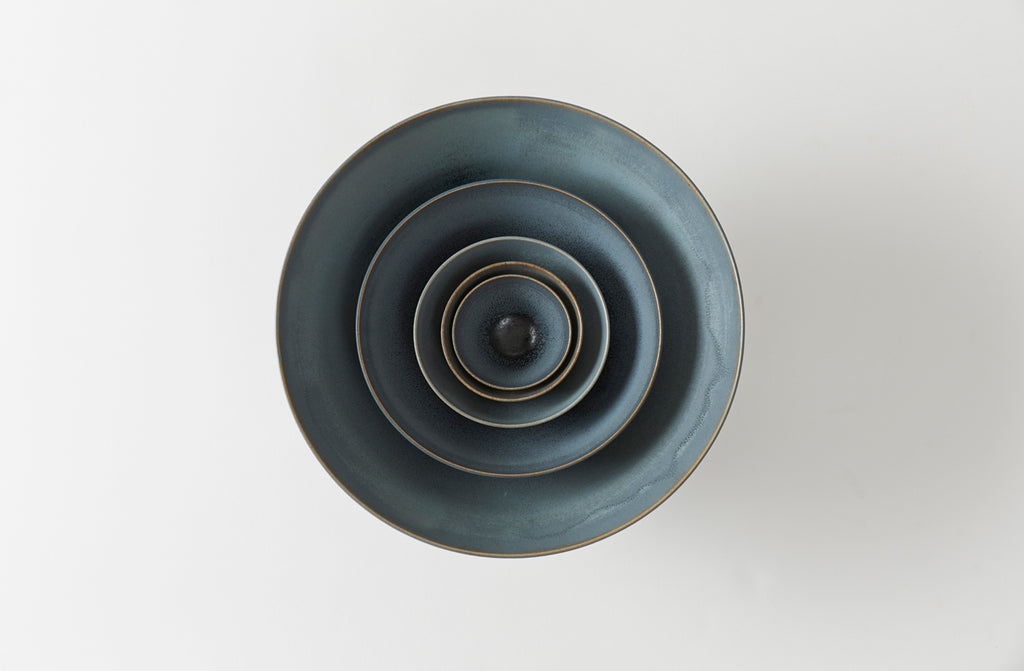 Christiane Perrochon Blue Grey Nesting Bowls Nested Overhead View - Default