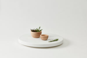 Michaël Verheyden for MARCH White Marble Lazy Susan
