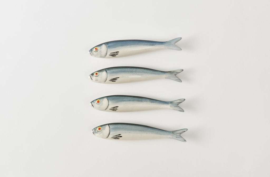 Handmade Porcelain Sardine
