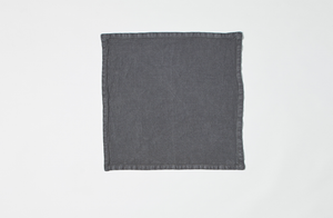 Washed Linen Charcoal Napkin