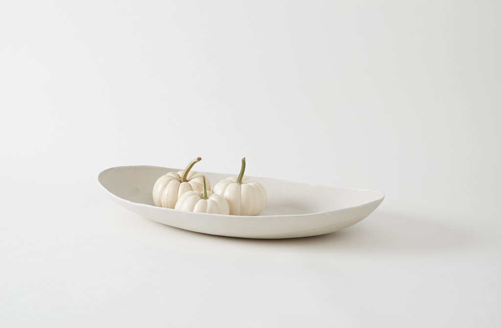 Christiane Perrochon Powder White Extra Large Oval Dish