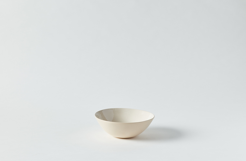 Brickett Davda White Soup Bowl