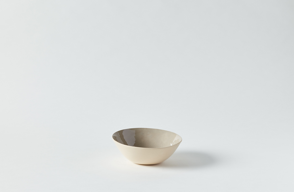 Brickett Davda Taupe Soup Bowl