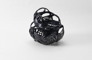 Large Black Japanese Basket