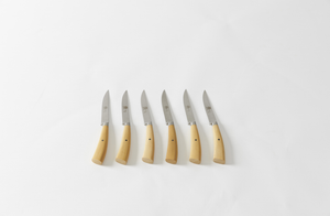 Berti Boxwood Set of 6 Steak Knives