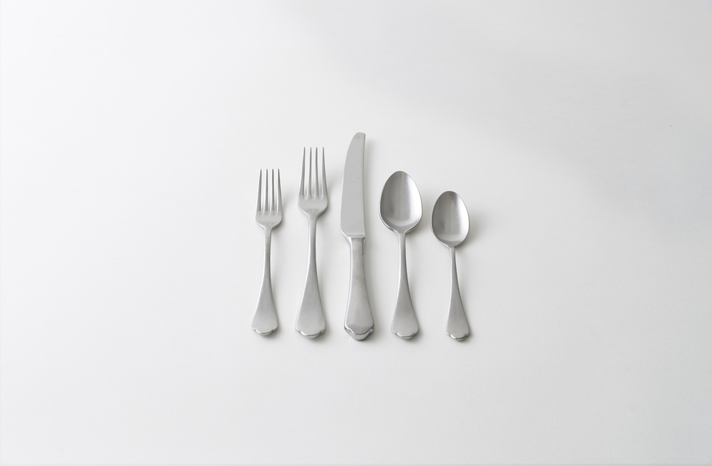 Dolcevita Vintage Pewter Flatware Set