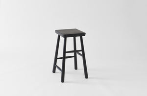 BCMT CO Black Graduated Rung Counter Stool